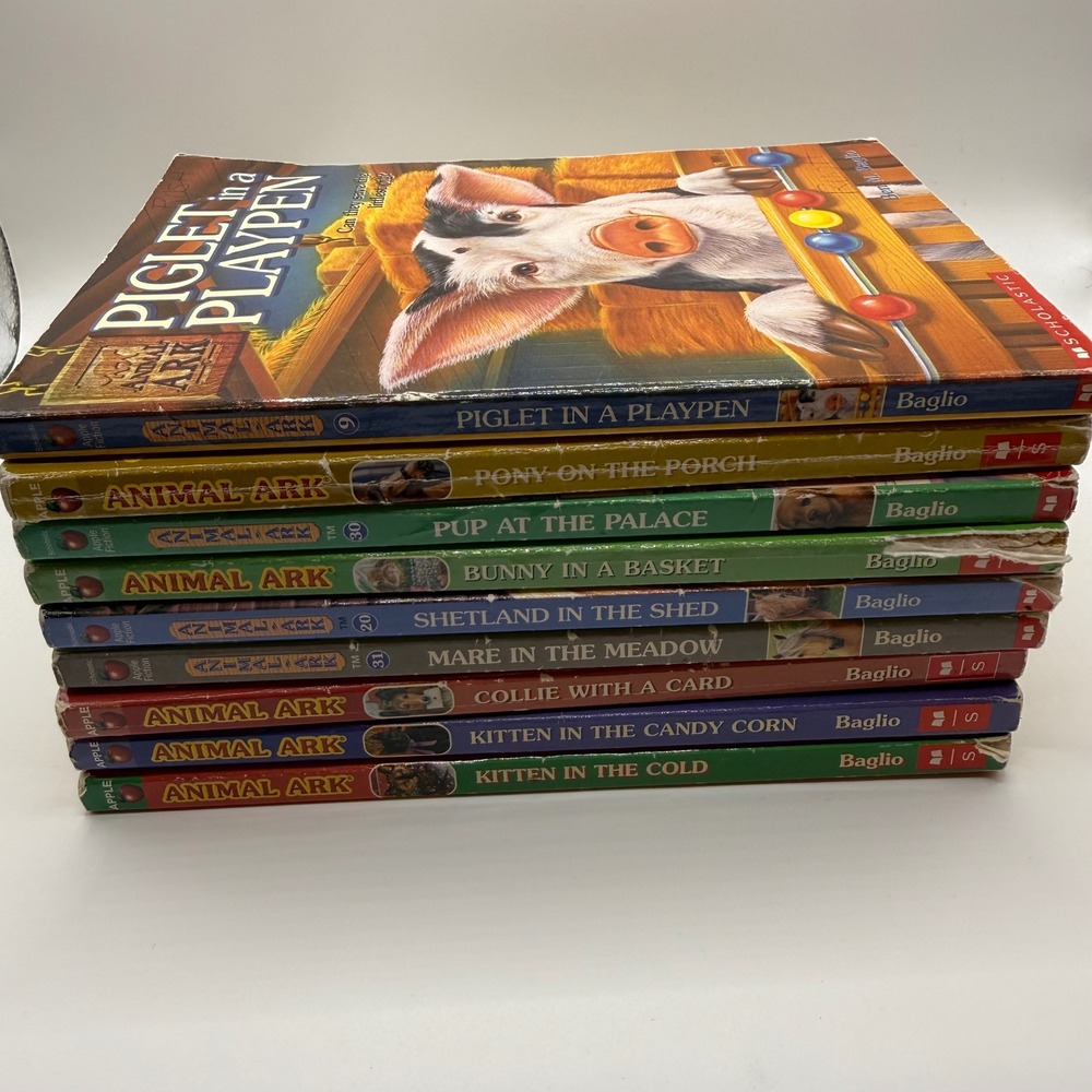 Animal Ark Book Lot 9 Titles Ben M Baglio Scholastic Paperback Kids Series